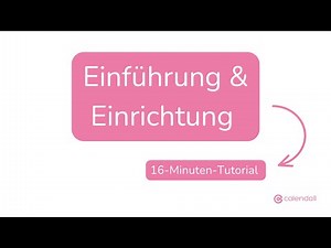 Calendall Tutorial – Online-Terminplaner Schritt für Schritt einrichten