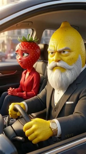 Part 1 strawberryina and mechanics #fruitdrama #fruitanimation #fruitanimation #strawberry