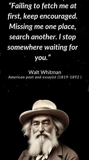 Echoes of the Soul | Inspiring Quotes by Walt Whitman