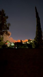 4.9K views · 71 reactions | This was the view of the Runyon fire from my house. My neighborhood was called for a mandatory evacuation so I packed up my computers, hard drives, camera gear, a few valuable rings , my dog, my classic car & my roommate’s dog’s ashes & evacuated to my boyfriend’s house. Really hoping they can get the fire put out so it won’t spread.  | Erin Micklow | Facebook