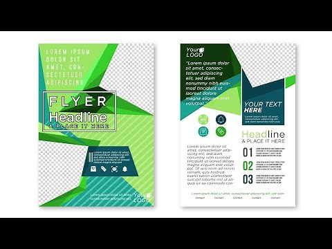 Green Business Flyer Tutorial : Adobe Illustrator 2023