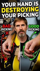 Stop Making This Picking Mistake #guitar #lesson #shorts