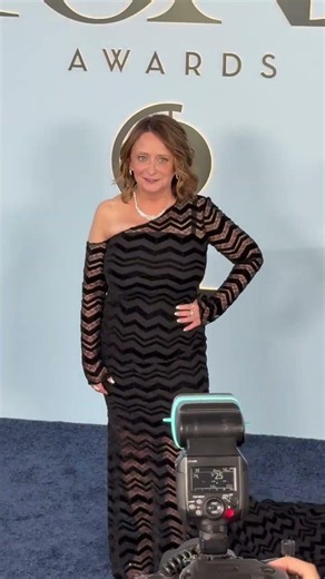 Rachel Dratch arrives on the red carpet at the 79th Annual Tony Awards in New York City