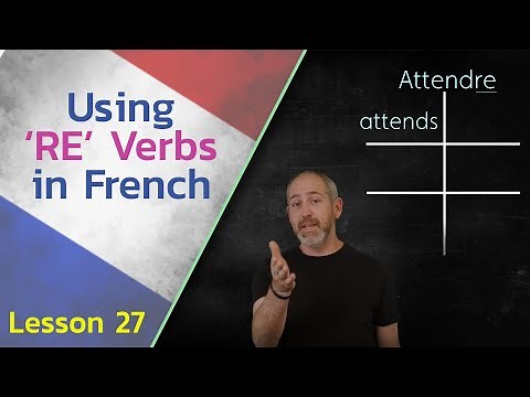 RE Verb Conjugation in French | The Language Tutor *Lesson 27 *