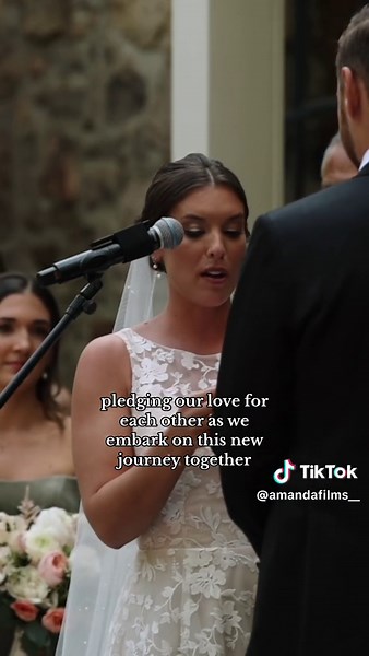 Heartwarming Wedding Vows Between High School Sweethearts | Emotional Ceremony