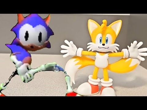 Rewrite Exe in Real Life 😭 | Funni Sonic Tails stopmotion animation memes compilation (Vol. 1 & 2)