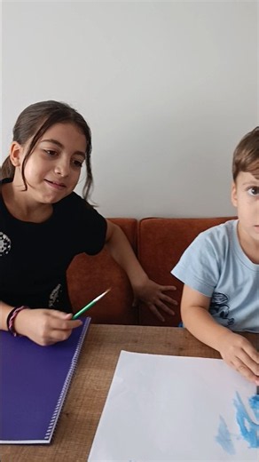 Elif and Alparslan are coloring #alparslan #elif