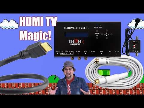 Turn Your HDMI into FREE TV: Unlock Digital Antenna Magic with Thor Broadcast Modulator!