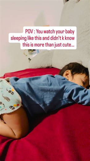 Ever noticed your baby sleeping all curled up like a tiny frog? It’s not just a cute sight — there’s science behind it!👇 1️⃣Babies often sleep in positions that remind them of the womb. 2️⃣It makes them feel safe, snug, and comforted - just like they did before birth. 3️⃣Little bodies, big development! Their joints are super flexible, and this tucked pose can help ease any discomfort from developing hips. It’s just a position that feels natural and easy for their current body stage. So next tim