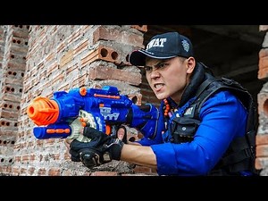 LTT Game Nerf War : Winter Warriors SEAL X Nerf Guns Fight Criminal Group Rocket Intruder Clever