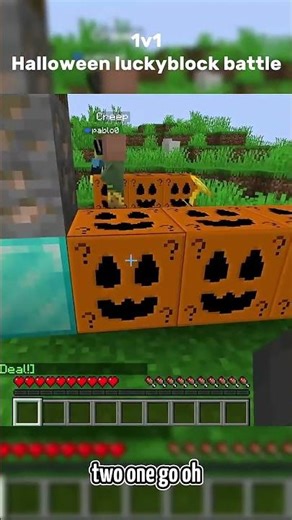 1v1 lucky blocks battle trick edition #minecraft #luckyblock #gaming #fypシ