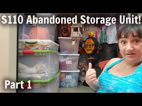 $110 Abandoned Storage Unit | Was It Worth It? | Part 1