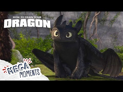 Toothless the Friendly Dragon! 🐉| How To Train Your Dragon | Movie Moments | Mega Moments