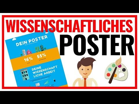 Wissenschaftliches Poster erstellen | 3 goldene Regeln für ein atemberaubendes Design 🎨