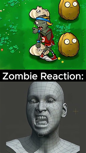 Plants vs. Zombies but with FACES #pvz #brainrot #meme