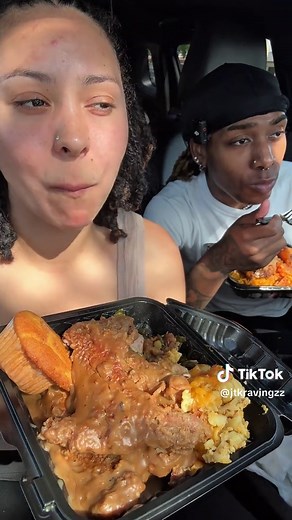 Trying a Famous Rappers Restaurant in Miami Florida, “Sunday’s Eatery” Owned by Trick Daddy. A little taste of the south with the Smothered porkchops, baked turkey wings, collards, cornbread. Our favorite two sides will forever be mac and cheese and candied yams😭 #soulfood #mukbang #foodtiktok #foodreview #foryoupage