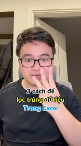 3 cách để lọc dữ liệu trùng nhau trong excel vô cùng đơn giản #TINHOCMOS #tinhocvanphong #exceltips | Hảo Tin Học Văn Phòng
