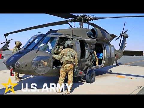 U.S. Army UH-60 Black Hawk Gunnery in Kuwait