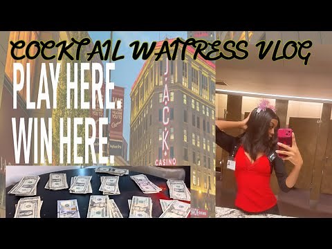 Casino Cocktail Waitress| Vlog| TIP$$$| Money Count!!!!!!
