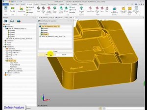 ZW3D CAM 3X Milling Tutorial - Pencil Cut