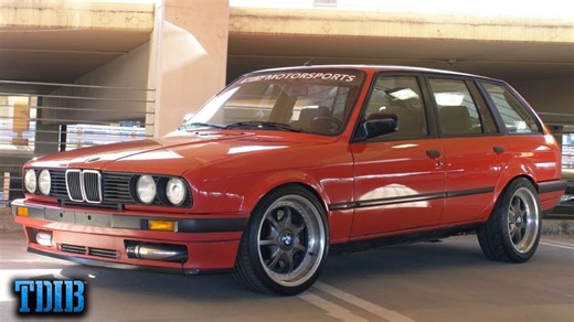 500HP 1JZ BMW E30 wagon review is ultimate grocery getter