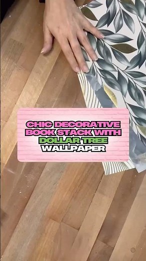 DIY Dollar Tree Book Stack That Will Transform Your Home Decor #easycraft