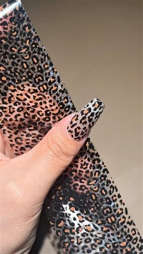 Easy Leopard Nail Art for Beginners #easynailart #shorts