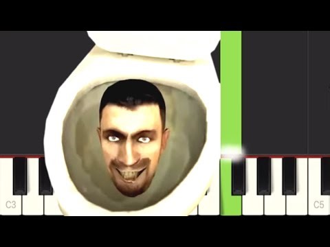 Skibidi Toilet Song - Piano Tutorial
