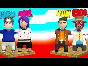 PORTO I MIEI AMICI SUL *LIVELLO IMPOSSIBILE* DI HUMAN FALL FLAT!!
