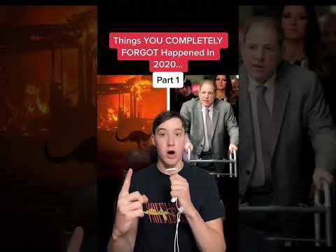 Events and trends people tend to forget from 2020