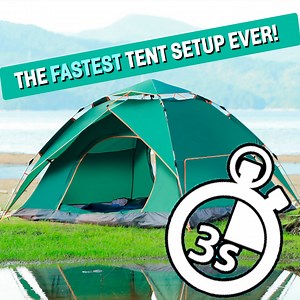 256 reactions · 23 shares | Easy Set-Up & Take Down With 3 Secs Tent!...