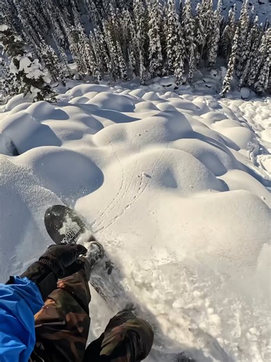Greatest pillow stack ever? 🤔 Ben Poechman's POV is making a pretty good case... 🏆 $500 GoPro Award 👉 GoPro.com/Awards #GoPro #POV #Snowboarding #Powder | GoPro