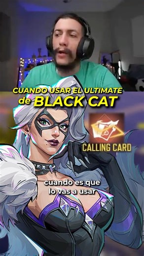 HOW TO USE BLACK CAT'S ULTIMATE #blackcat #marvelrivals