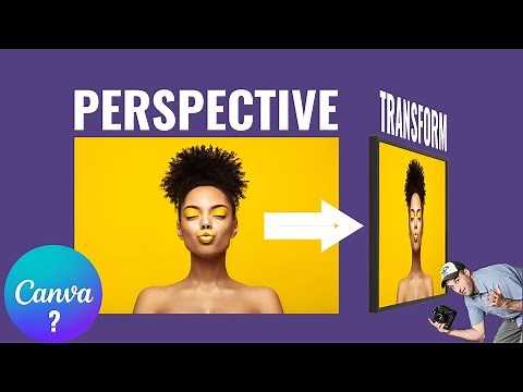 Can you transform image perspective with Canva?