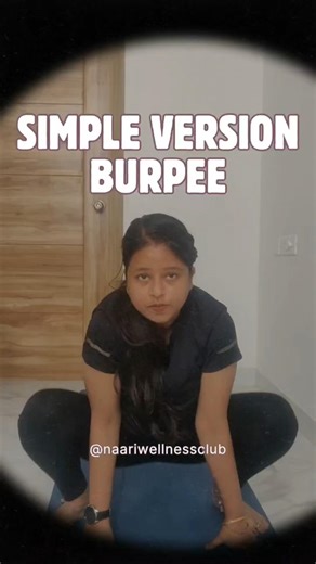 Easy Full Body Exercise |Burpee for Beginners (Simple Version) | Low Impact Burpee for 30+ Women