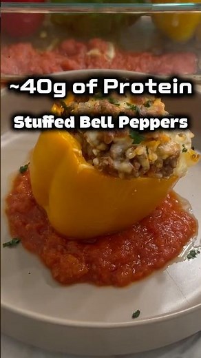 High Protein Stuffed Bell Peppers Recipe