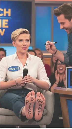 Scarlett Johansson Barefoot in show | Full Video| Sketch AND Shine #barefoot #funny #actress