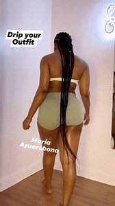 1.2M views · 18K reactions | Drip your Outfit challenge. #fasionstyle #outfits #fasionshow #newtrends #dress #fasion | Maria Azuerebono | Facebook