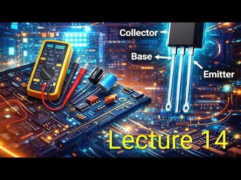 Electronics - Lecture 14 - Transistor construction and operation