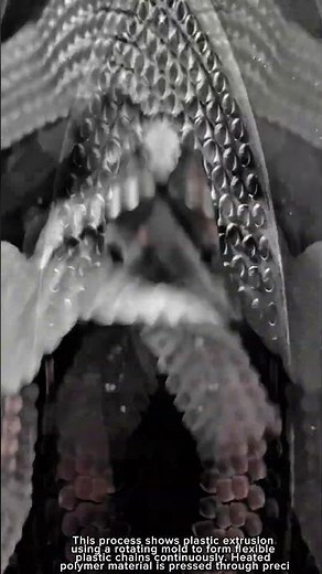 Plastic Extrusion Work Tool for Continuous Chain Forming Process #worktool