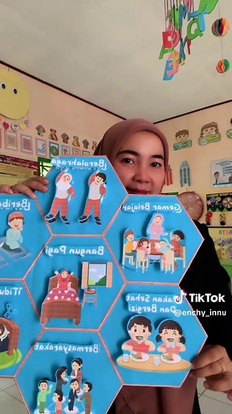 Creative Classroom Poster Design Ideas for Indonesian Children