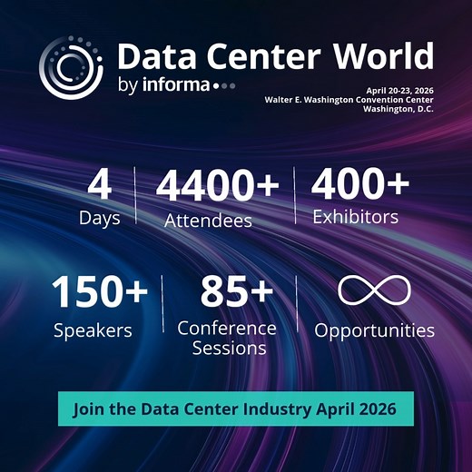 ♾️ Infinite Opportunities Await at Data Center World 2026 ♾️ Are you joining us as we gather the data center industry from April 20 to 23, 2026, at #DataCenterWorld? Register now at Super Early Bird rates and lock in discounted hotel rates. https://bit.ly/47thzjU | Data Center World & AFCOM