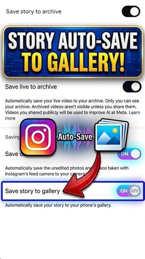 How to save instagram story with music in gallery | instagram story save in in gallery Automatically