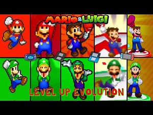 Mario and Luigi: Level Up Animation Evolution (2003-2024)