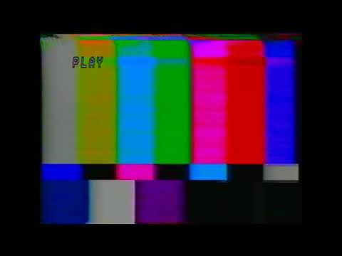 VINTAGE VHS COLOR BARS Free VHS Stock Footage
