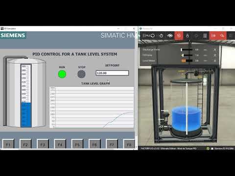 PID Control for Tank Level - TIA PORTAL