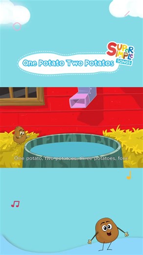 Super Potato Song for Children | Counting Potatoes Nursery Rhyme