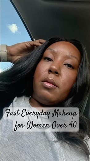 Quick makeup in under 60 seconds. Because simple beauty just works after 40. ✨
