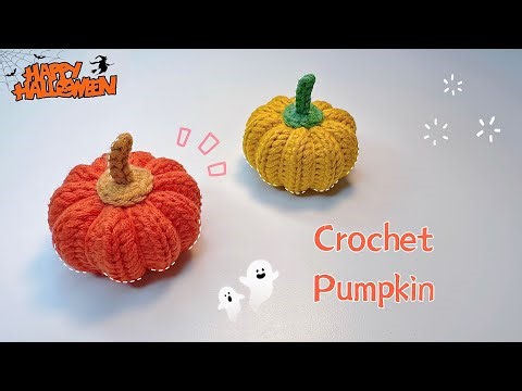 Crochet Pumpkin Tutorial 🎃 | Easy Crochet for Beginners