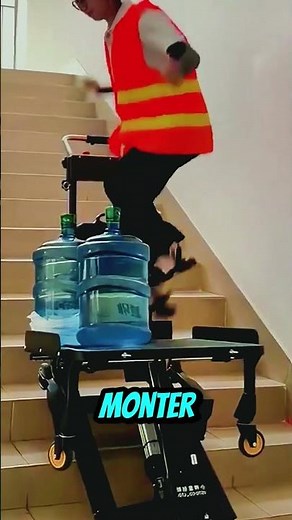 Chariot Monte-Escalier Motorisé : Transport Facile de Charges Lourdes